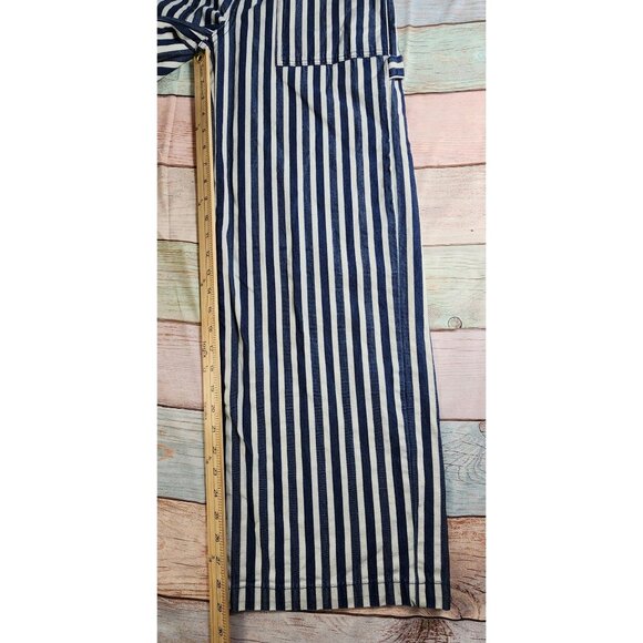 Aligne Womens Wolf Blue Stripe Cotton Pants W26 - Picture 11 of 14